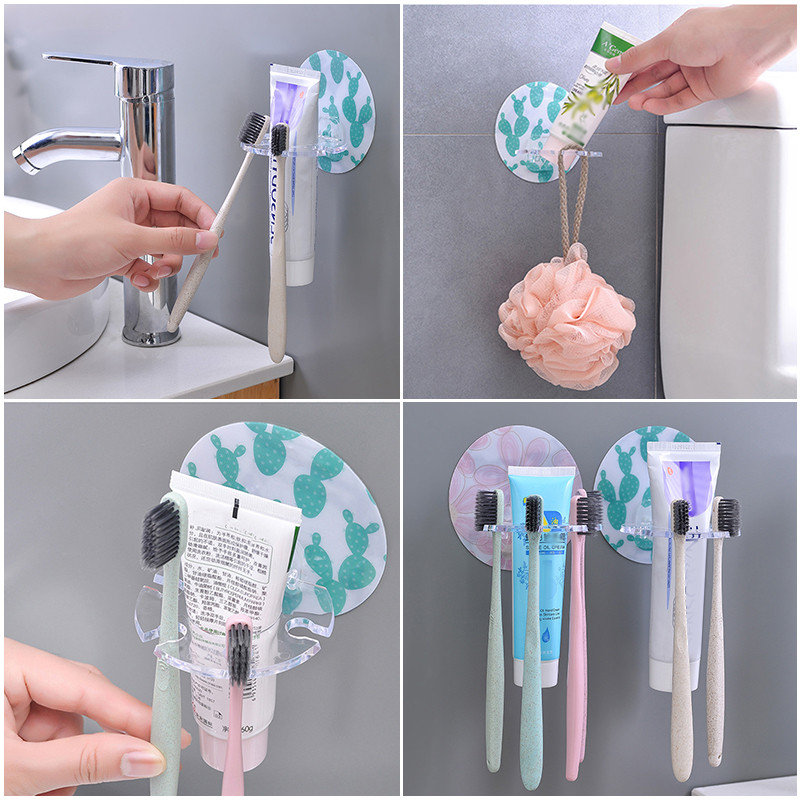 Soporte para cepillo de dientes para baño