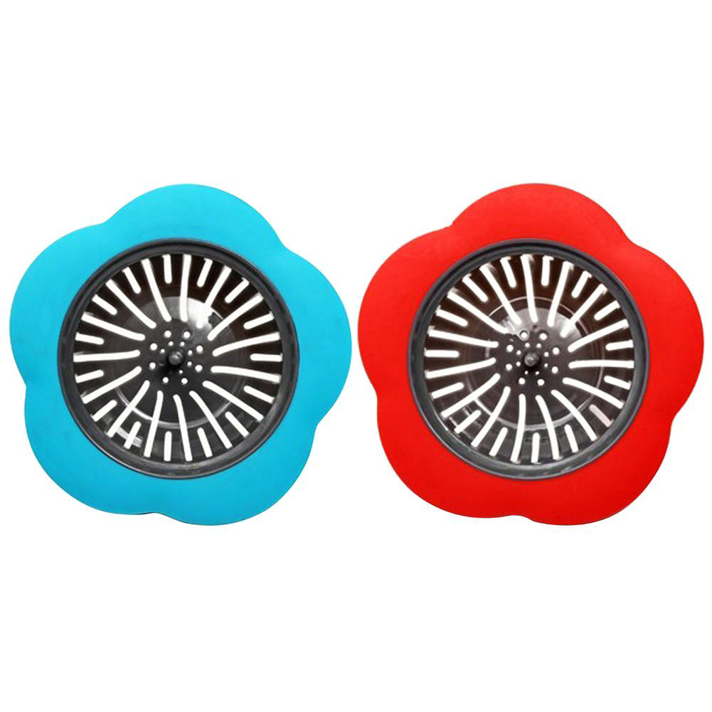 Colador de fregadero de cocina en forma de flor colorida