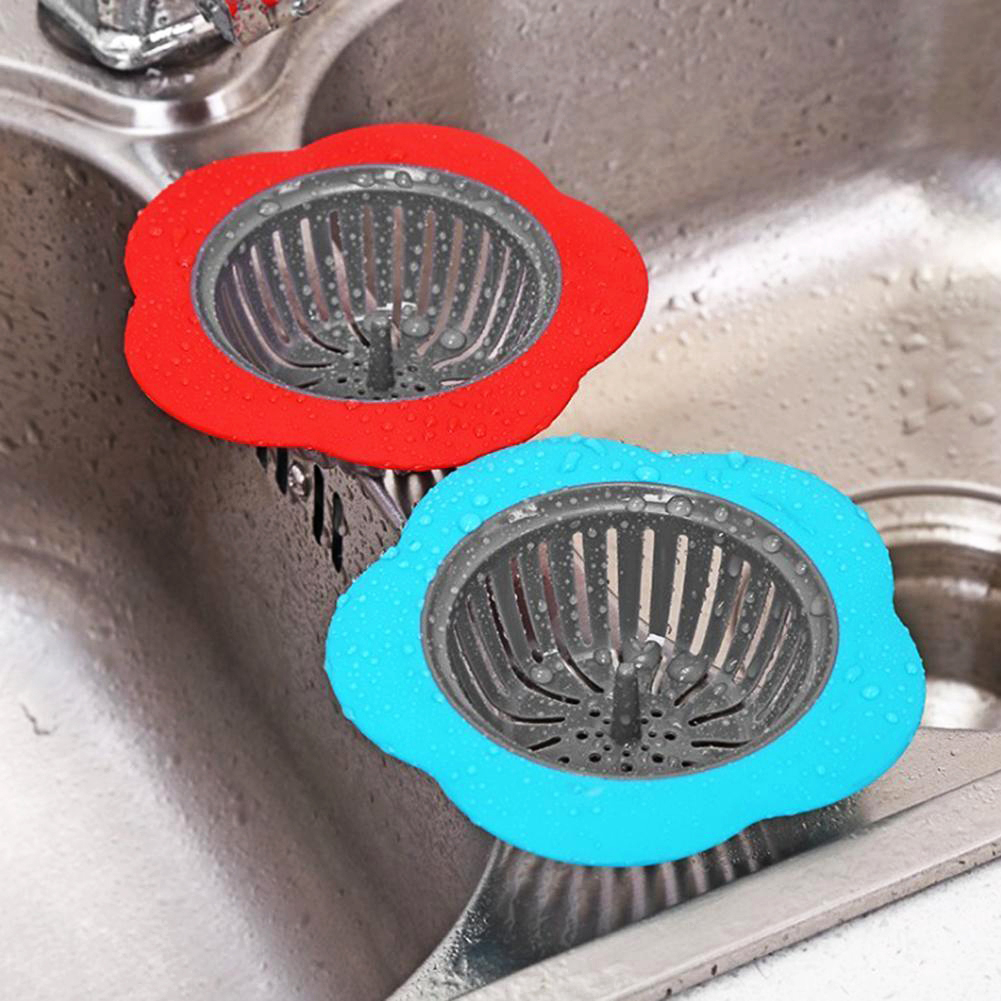 Colador de fregadero de cocina en forma de flor colorida