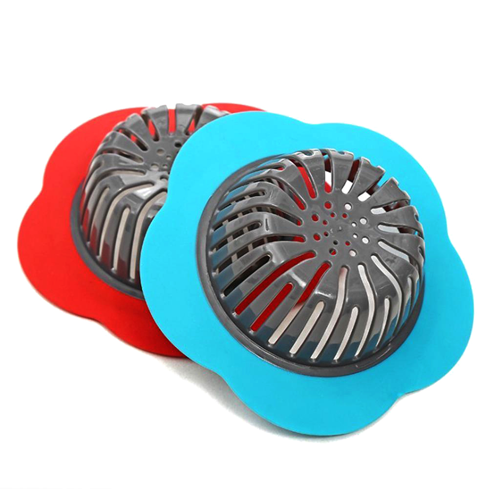 Colador de fregadero de cocina en forma de flor colorida