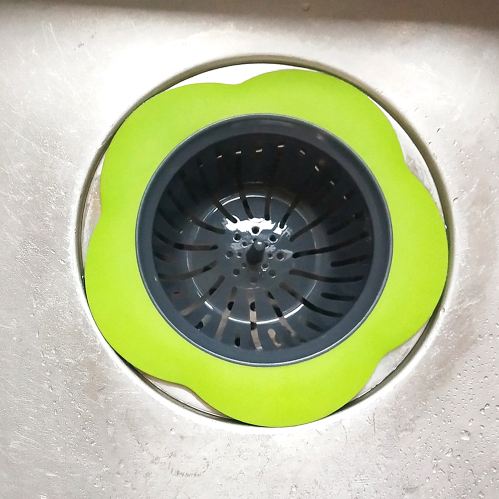 Colador de fregadero de cocina en forma de flor colorida