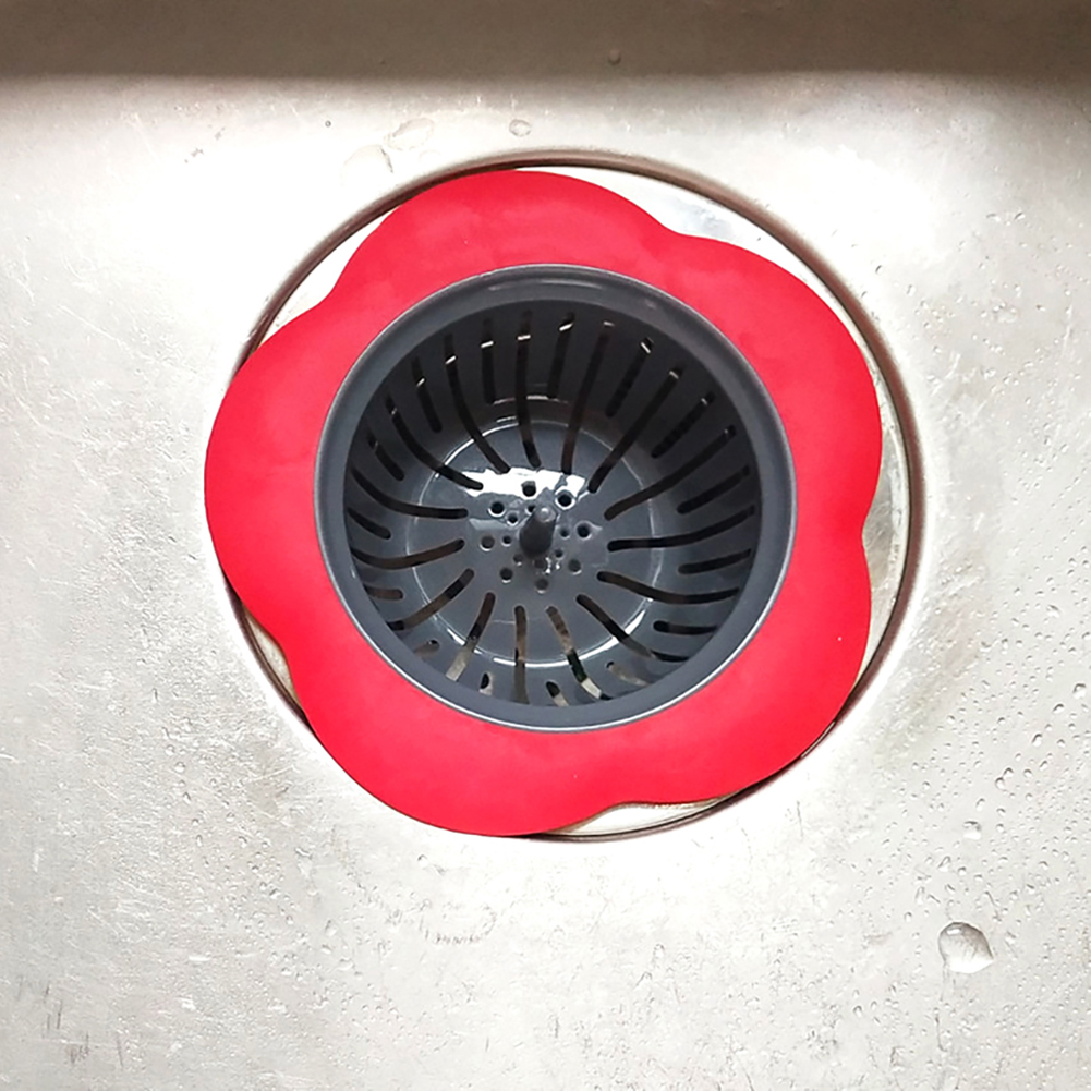 Colador de fregadero de cocina en forma de flor colorida