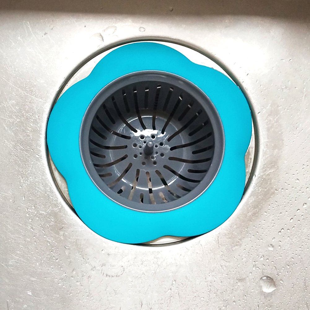 Colador de fregadero de cocina en forma de flor colorida