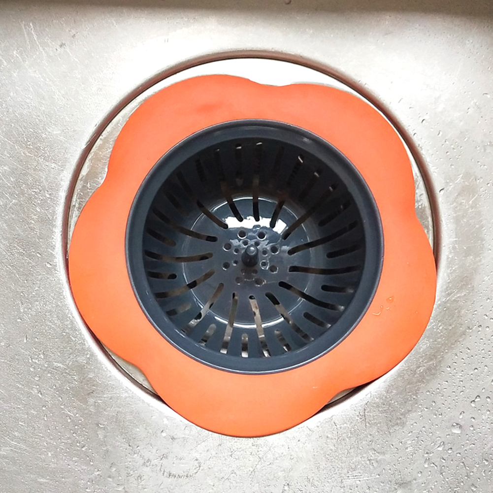 Colador de fregadero de cocina en forma de flor colorida