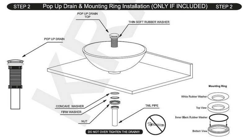 Lavabo de baño de vidrio templado negro con grifo de cascada negro