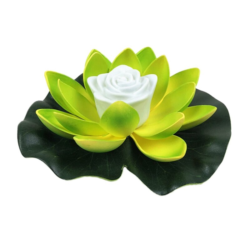 Lámparas LED flotantes Lotus para decoración de fuentes y estanques de jardín