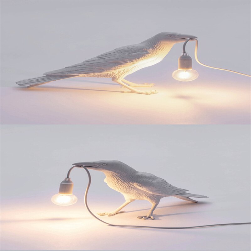 Raven Light - Lámpara de mesa Bird