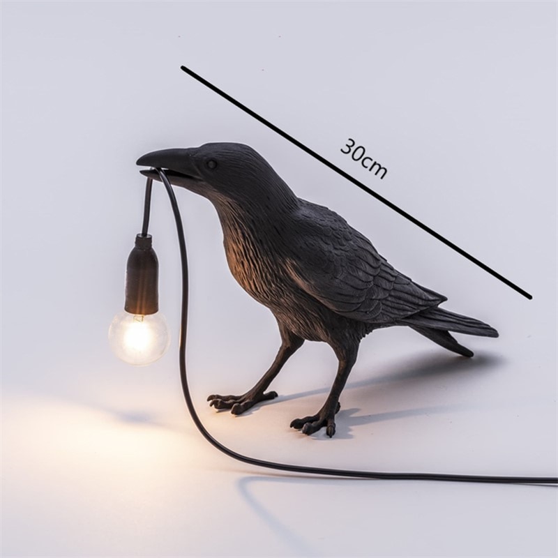 Raven Light - Lámpara de mesa Bird