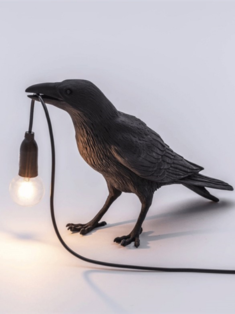 Raven Light - Lámpara de mesa Bird