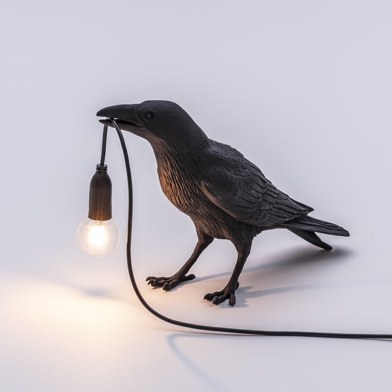 Raven Light - Lámpara de mesa Bird